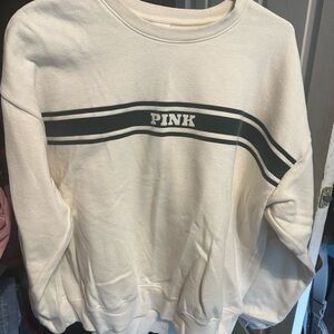 PINK Victoria's Secret Cream Sweatshirt